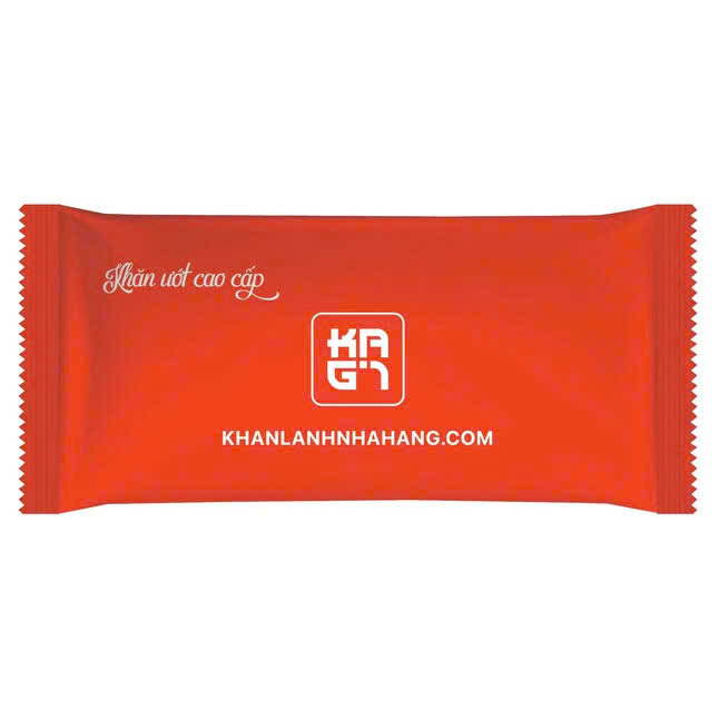 Khăn Kagi màng ghép màu đỏ