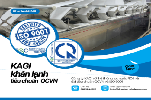Tại sao nên chọn KhanlanhKagi- Nhà máy chuẩn ISO 9001